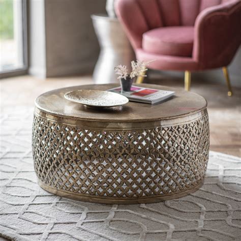 Metal Round Coffee Table Tables for sale 